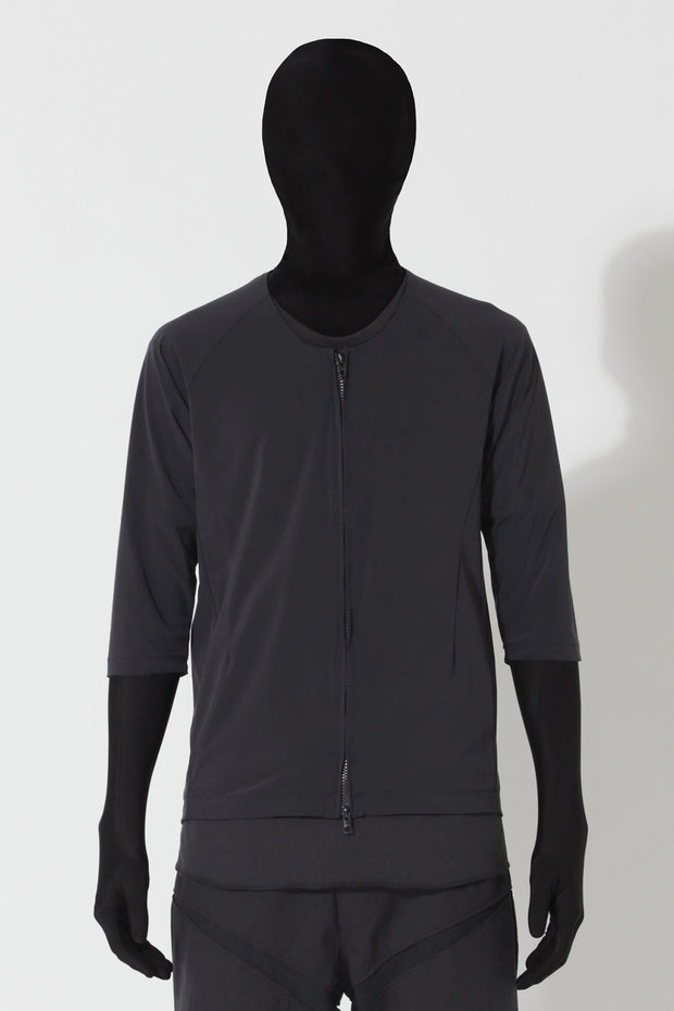 ZIP UP 3/4 SLEEVE JACKET