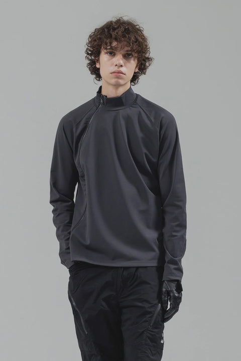 ECROF Zip Mock Neck