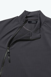 ECROF Zip Mock Neck